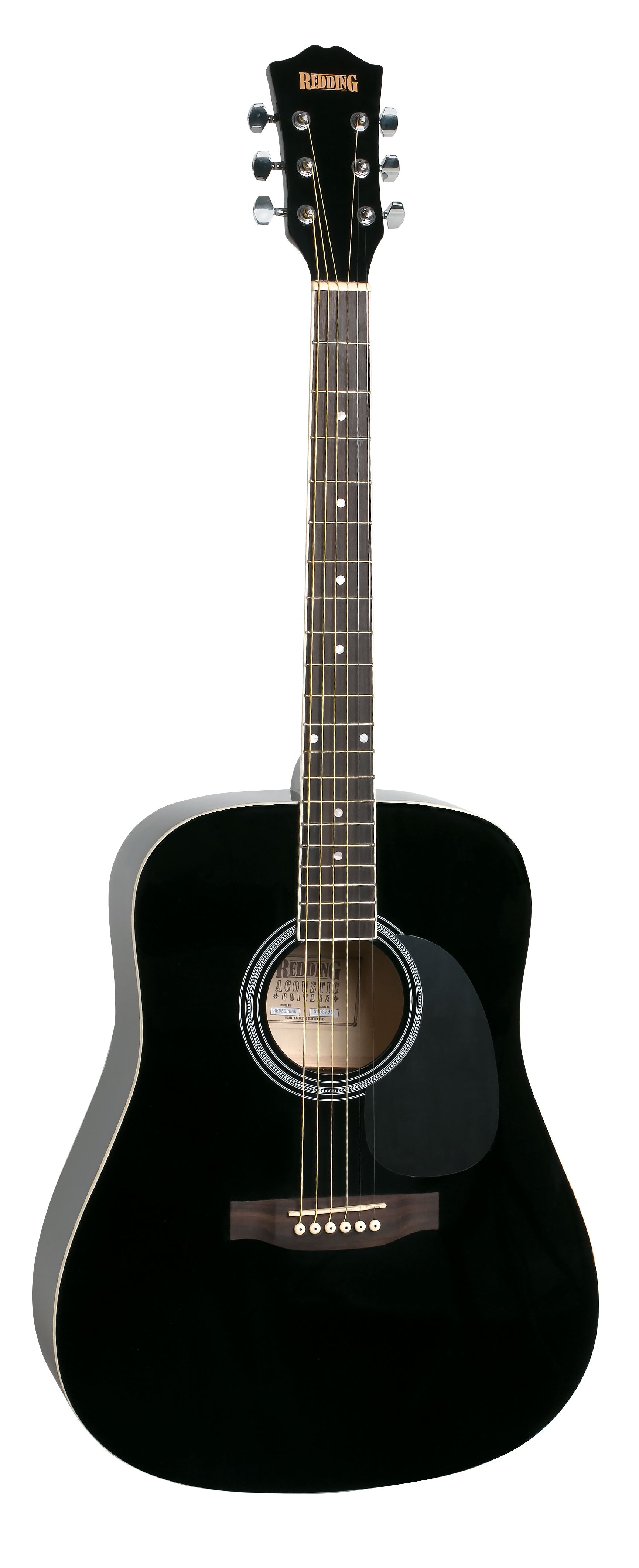 Redding | RED50PKBK | Dreadnought Guitar Package | Black Redding | RED50PKBK | Dreadnought Guitar Package | Black